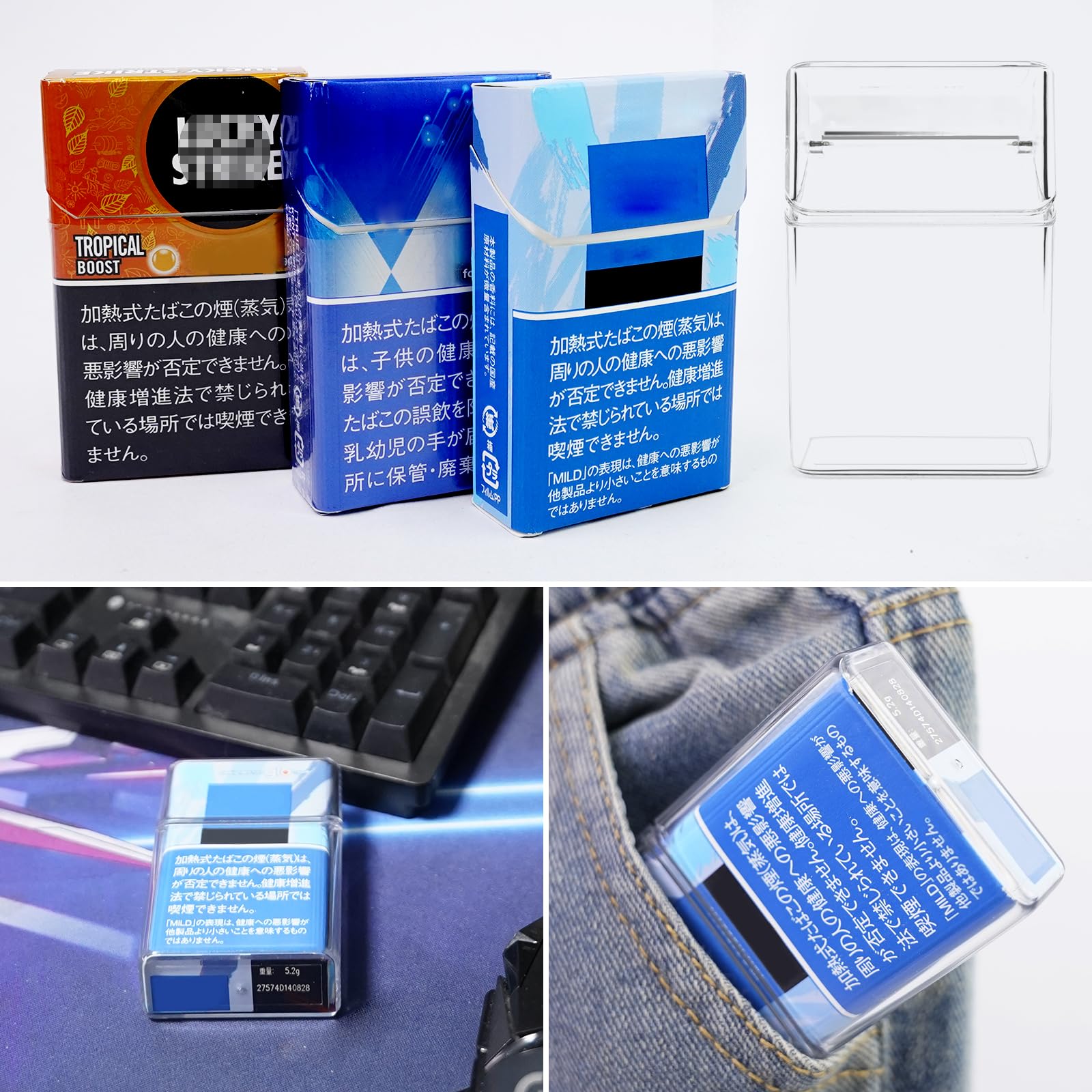 Amazon.co.jp: inkostudio シガレットケース glo 用のヒートスティック